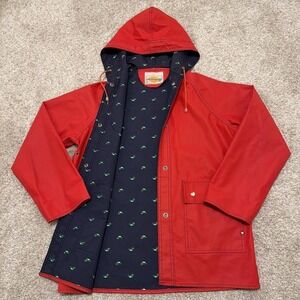 Items International Hooded Rain Jacket | Red | Size M